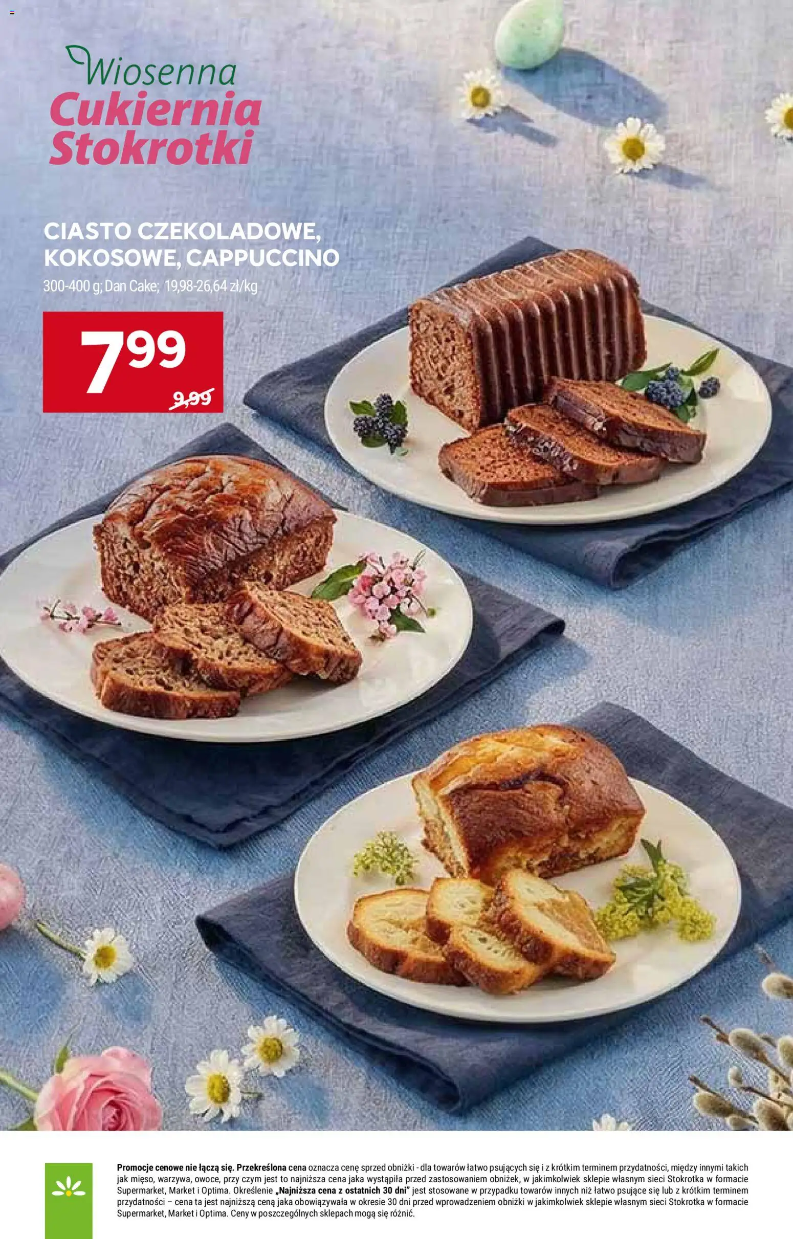 Stokrotka gazetka - Market od 19.03.2026 | Strona: 10 | Produkty: Stokrotka, Ciasto, Cappuccino