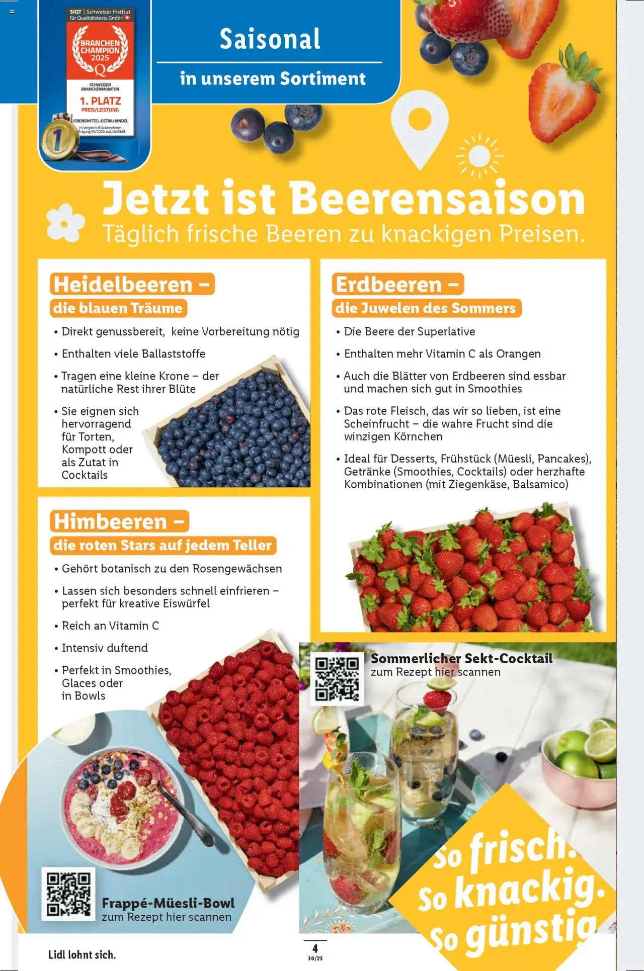 Lidl Aktionen ab 24.07.2025 | Seite: 4 | Produkte: Balsamico, Orangen, Erdbeeren