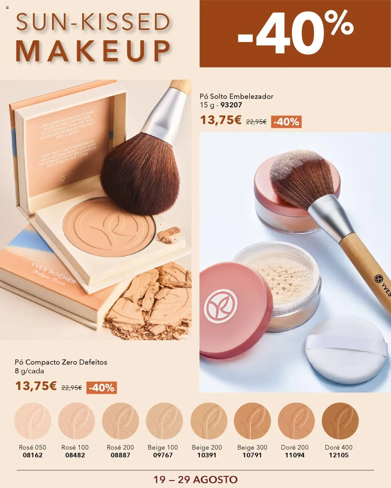 Yves Rocher  Sun Kissed makeup │ válido de 19.08.2025 | Página: 6 | Produtos: Pó