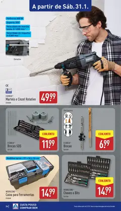 Pré-visualização Aldi folheto válido de 26.01.2026 | Página: 24 | Produtos: Ferramentas, Caixa, Martelo