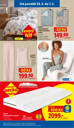 Náhled letáku Livarno, 7zónová pěnová matrace, 90 x 200 cm, potah: polyester od 23.02.2026 | Strana: 29
