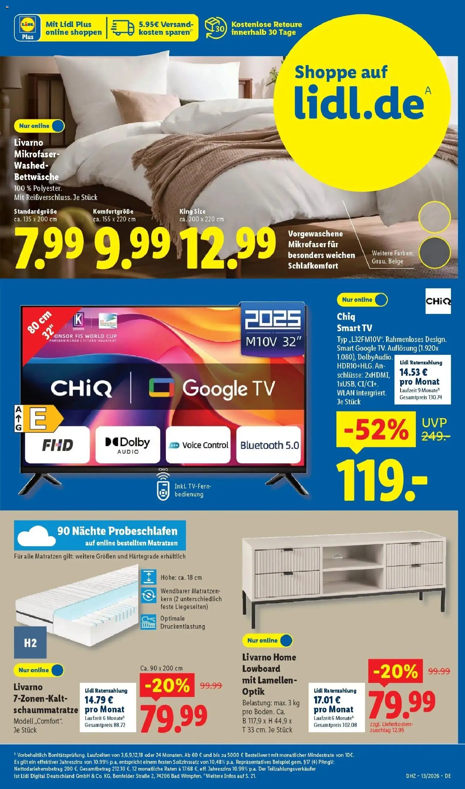 Lidl Prospekt Thale – gültig ab 23.03.2026 | Seite: 43 | Produkte: Lowboard, Bad, TV, Audio