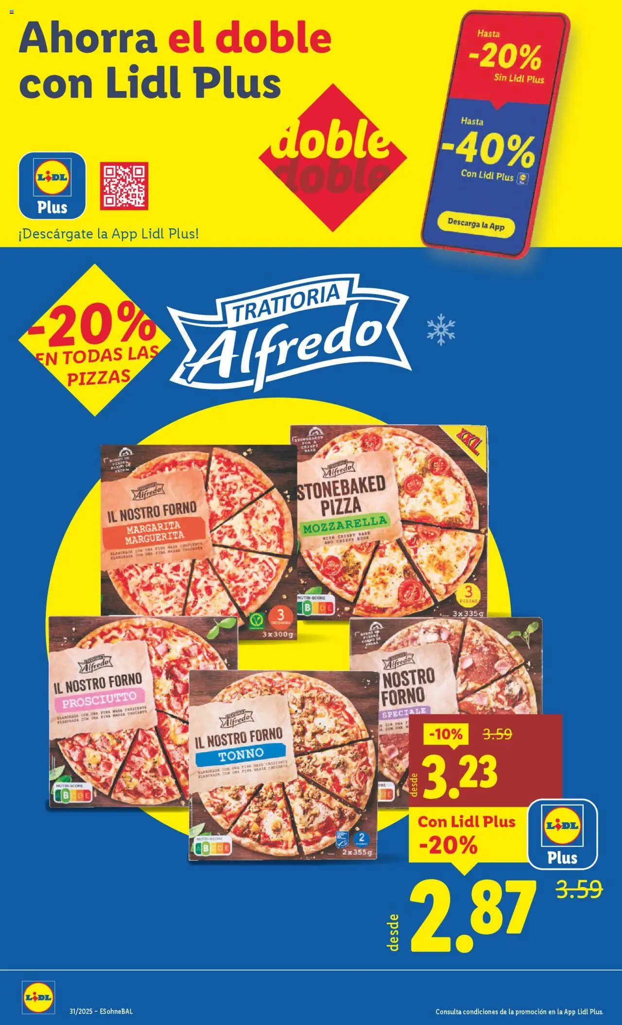 Lidl catálogo MAD │ válido desde el 28.07.2025 | Página: 8 | Productos: Pizza