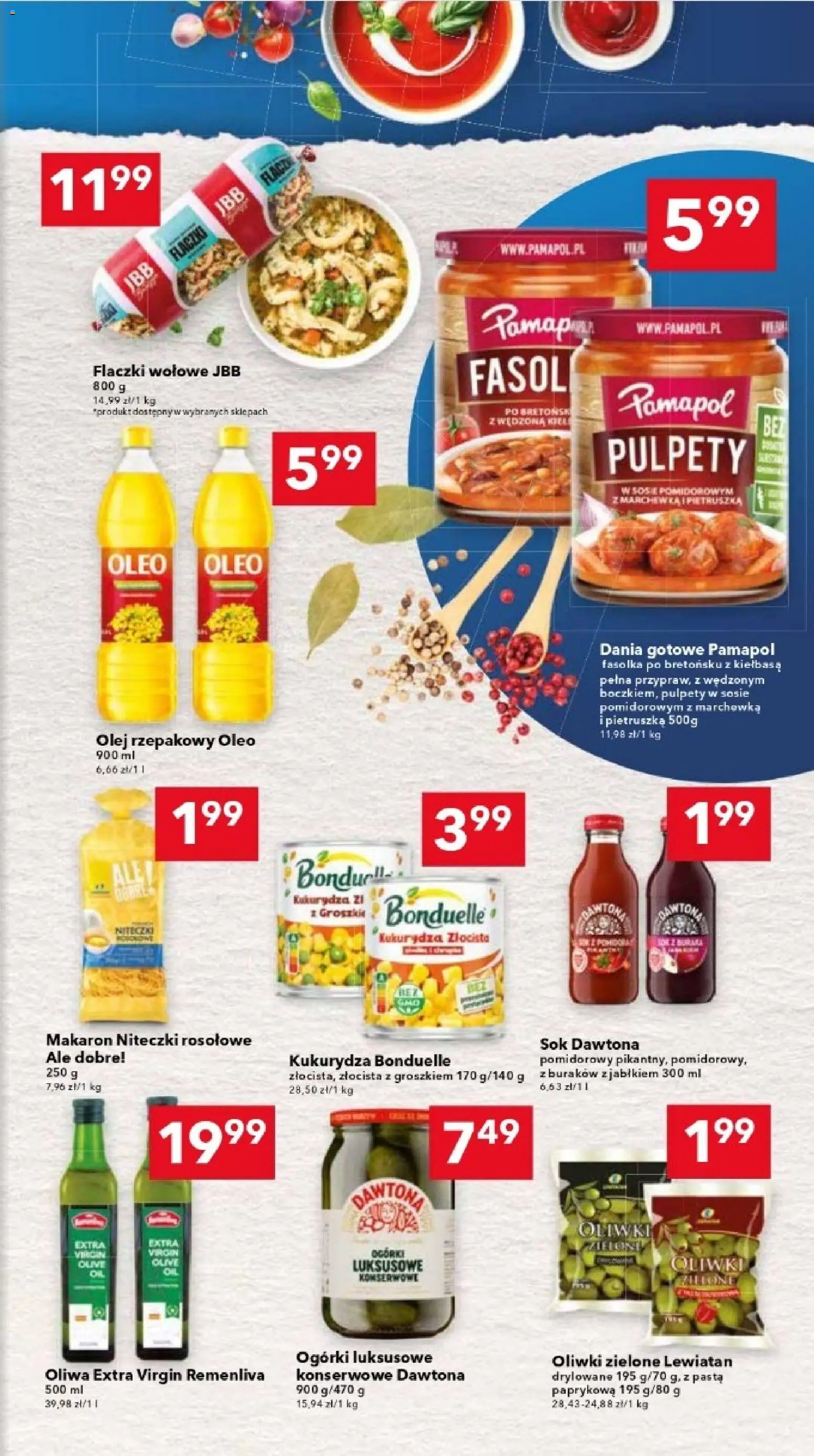 Lewiatan gazetka - Warszawa od 12.02.2026 | Strona: 9 | Produkty: Kiełbasa, Kukurydza, Oliwa extra virgin, Ogórki