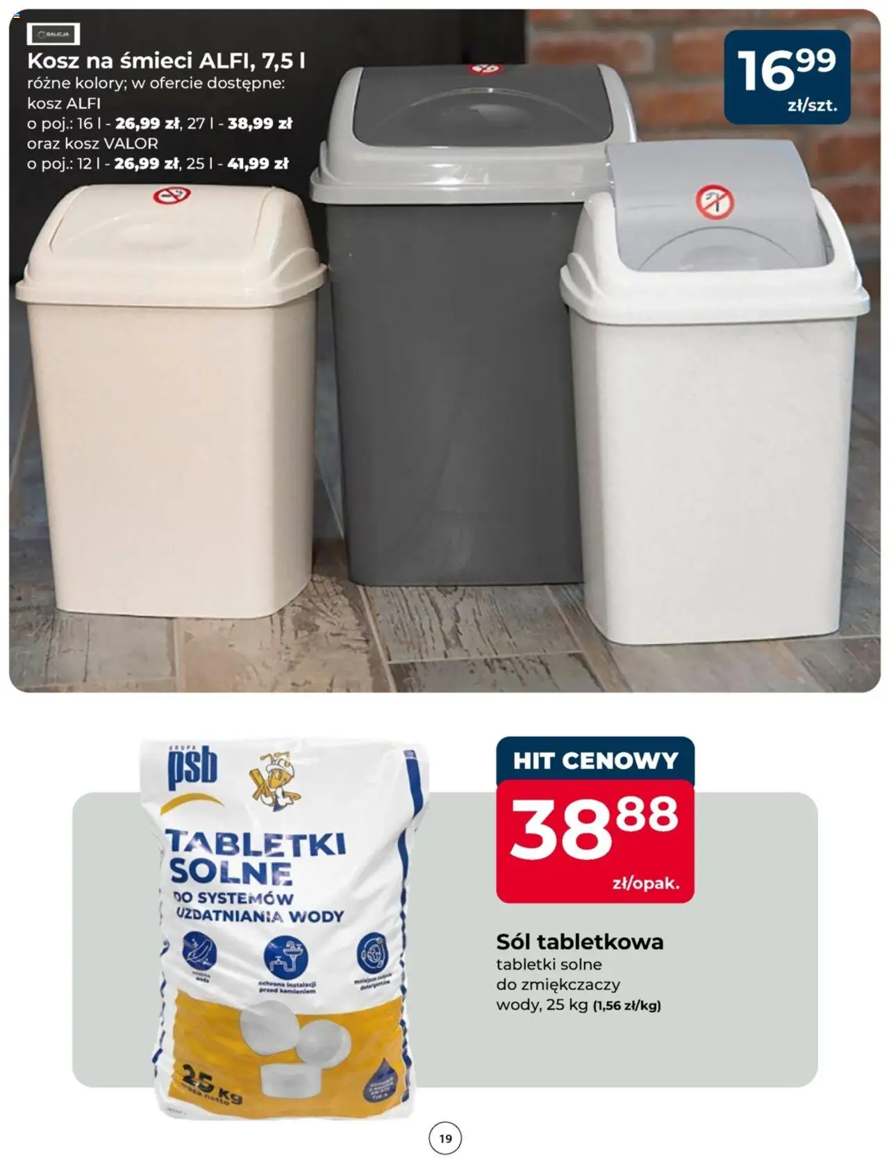 Mrówka Gazetka - Malbork od 07.08.2025 | Strona: 17 | Produkty: Kosz, Sól