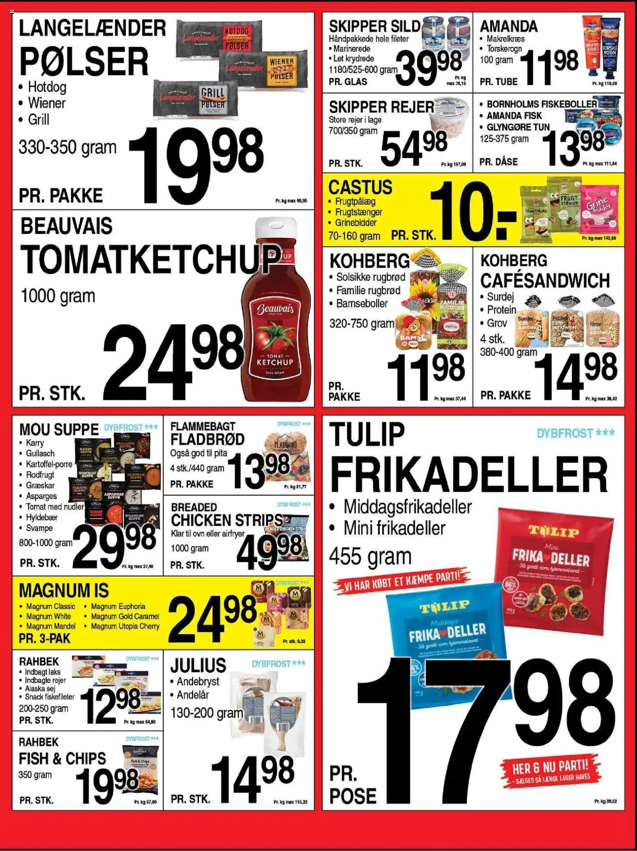 Abc Lavpris tilbudsavis – gyldig fra 15.10.2025 | Side: 3 | Produkter: Fisk, Ketchup, Cherry, Rejer