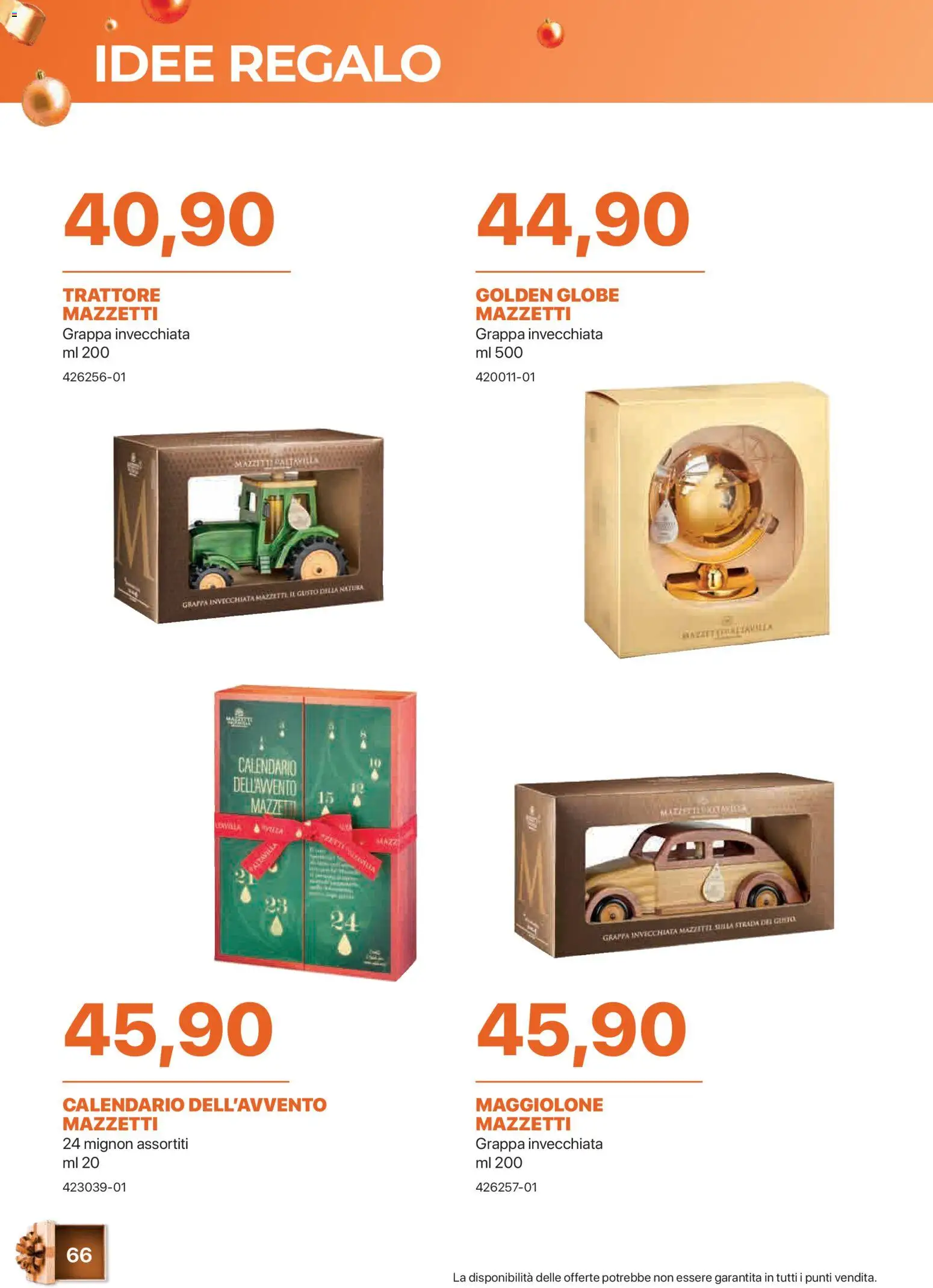 Volantino Sogegross del 05.11.2025 | Pagina: 66 | Prodotti: Grappa