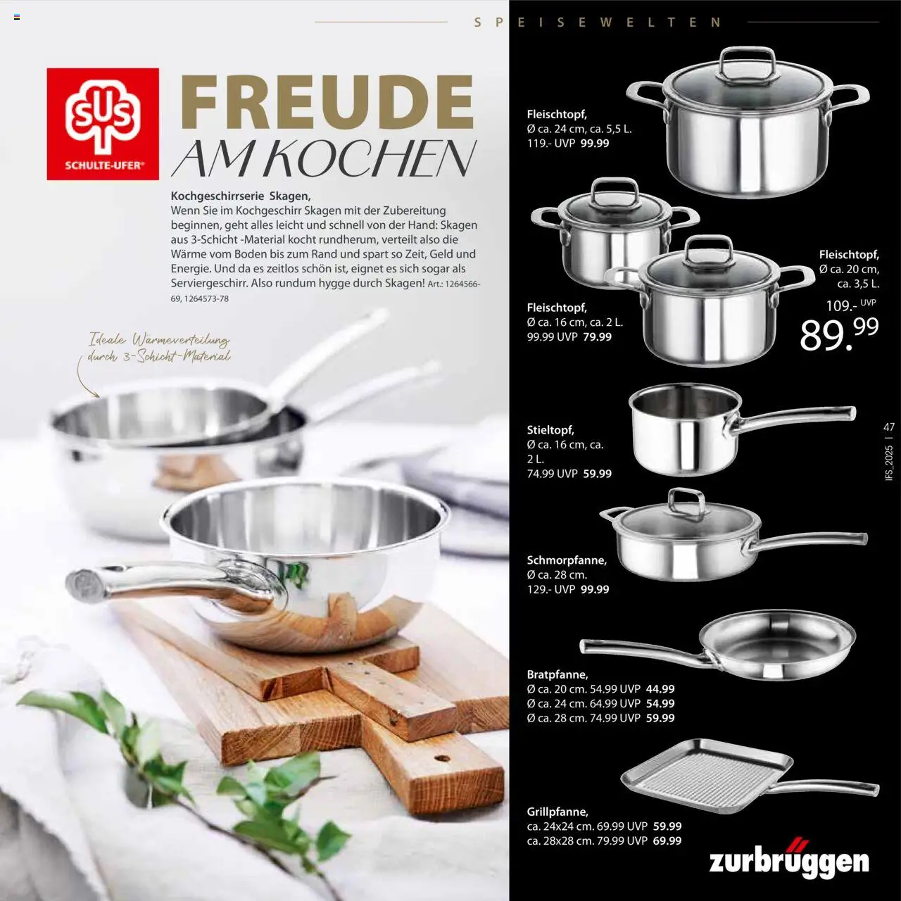 Zurbrüggen Lebenslust - gültig ab dem 01.04.2025 | Seite: 47
