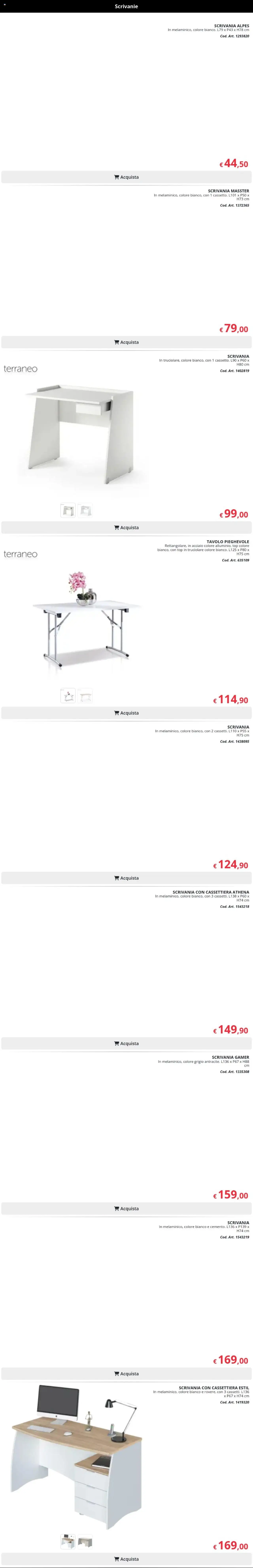 Volantino Brico io del 01.10.2025 | Pagina: 10 | Prodotti: Top, Cassettiera, Tavolo, Scrivania