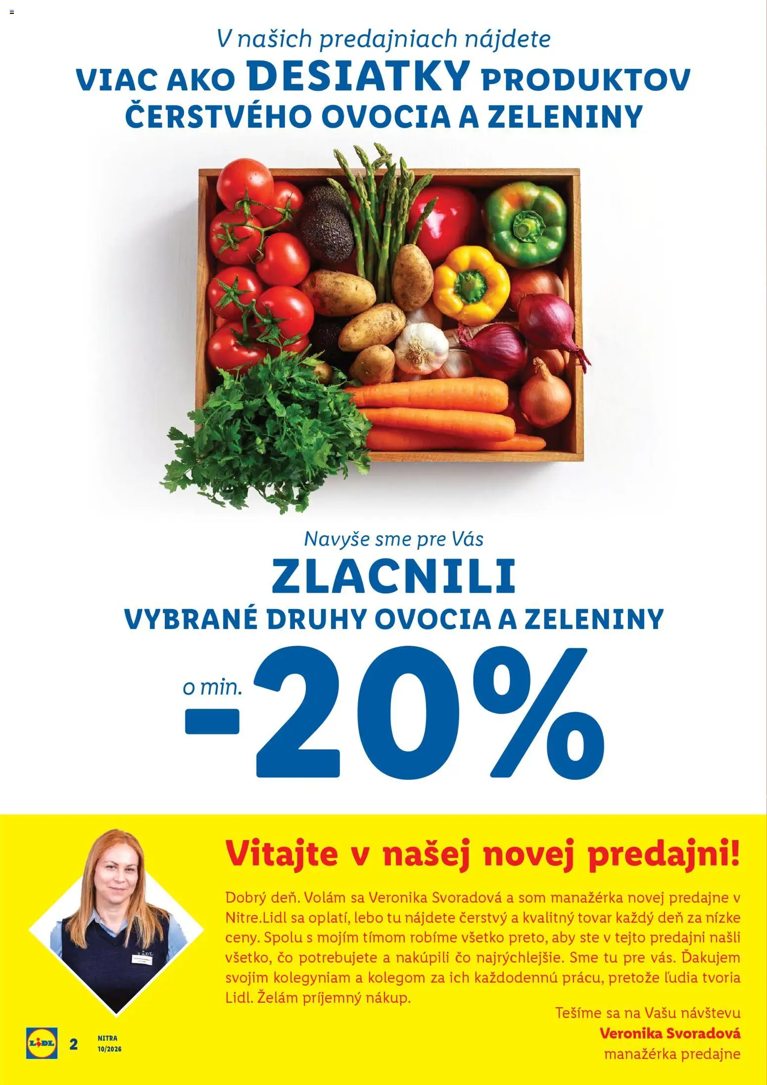 Nové Lidl akcie – leták je platný od 05.03.2026 | Strana: 2 | Produkty: Ovocie