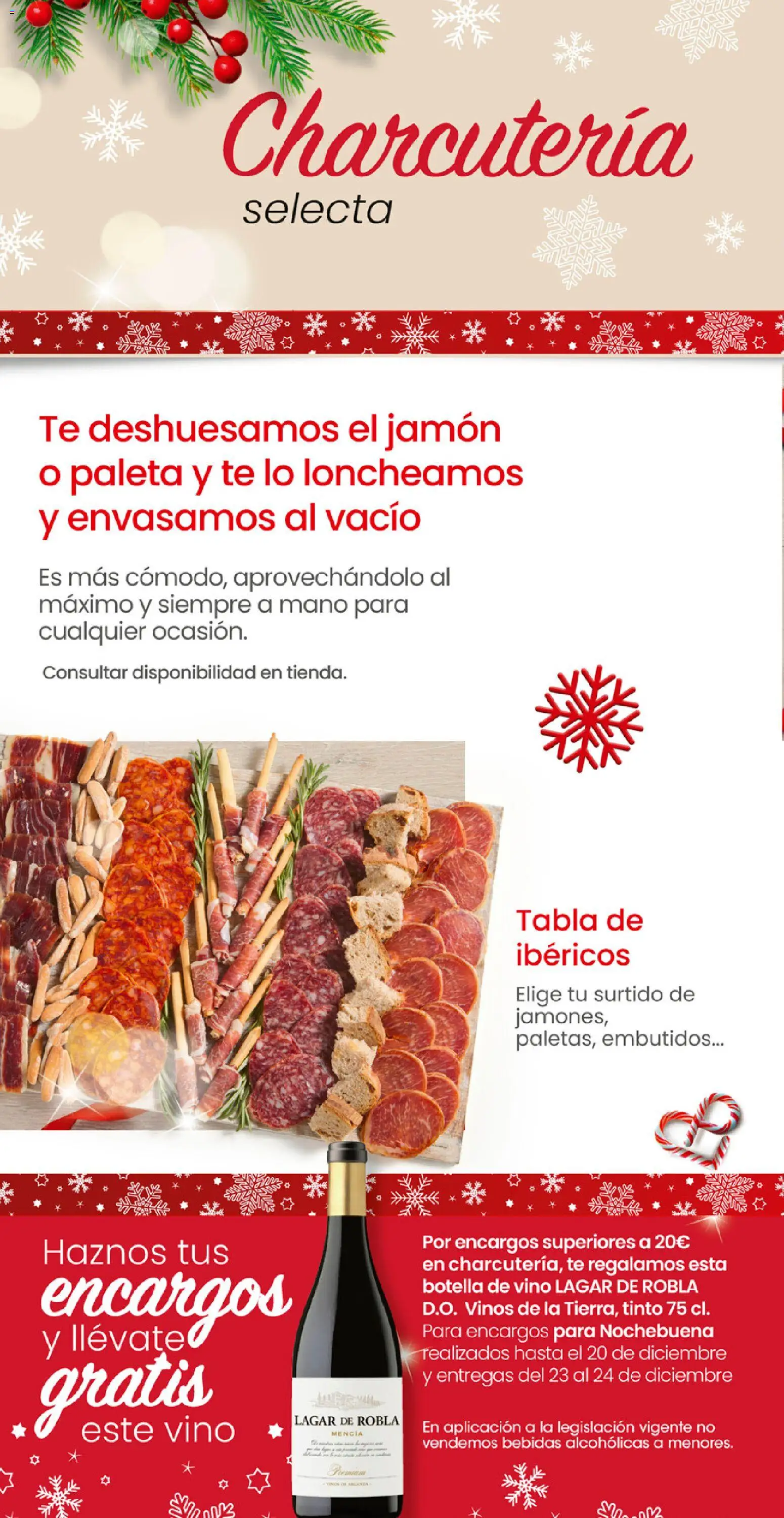 Eroski - Encargos Navidad 2025 │ válido desde el 24.11.2025 | Página: 8 | Productos: Jamón, Vino, Té, Νυχτικό