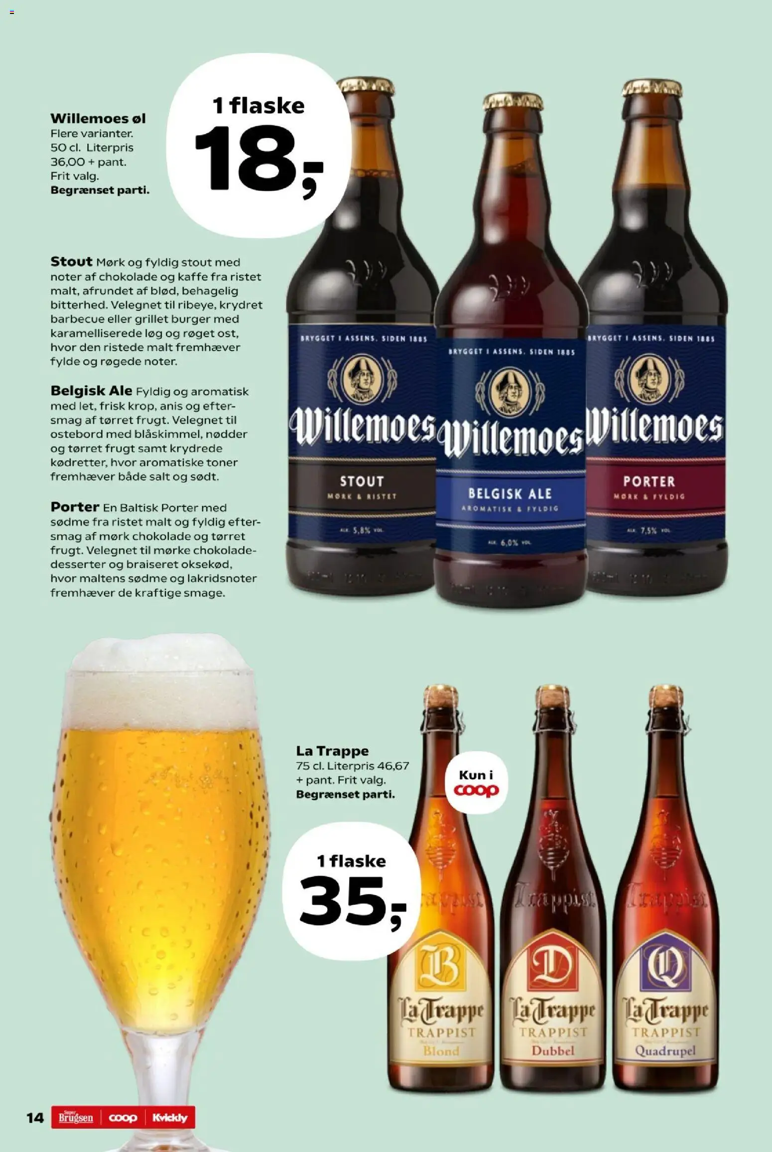 Kvickly tilbudsavis – gyldig fra 06.03.2026 | Side: 61 | Produkter: Kaffe, Chokolade, Øl, Tørret frugt