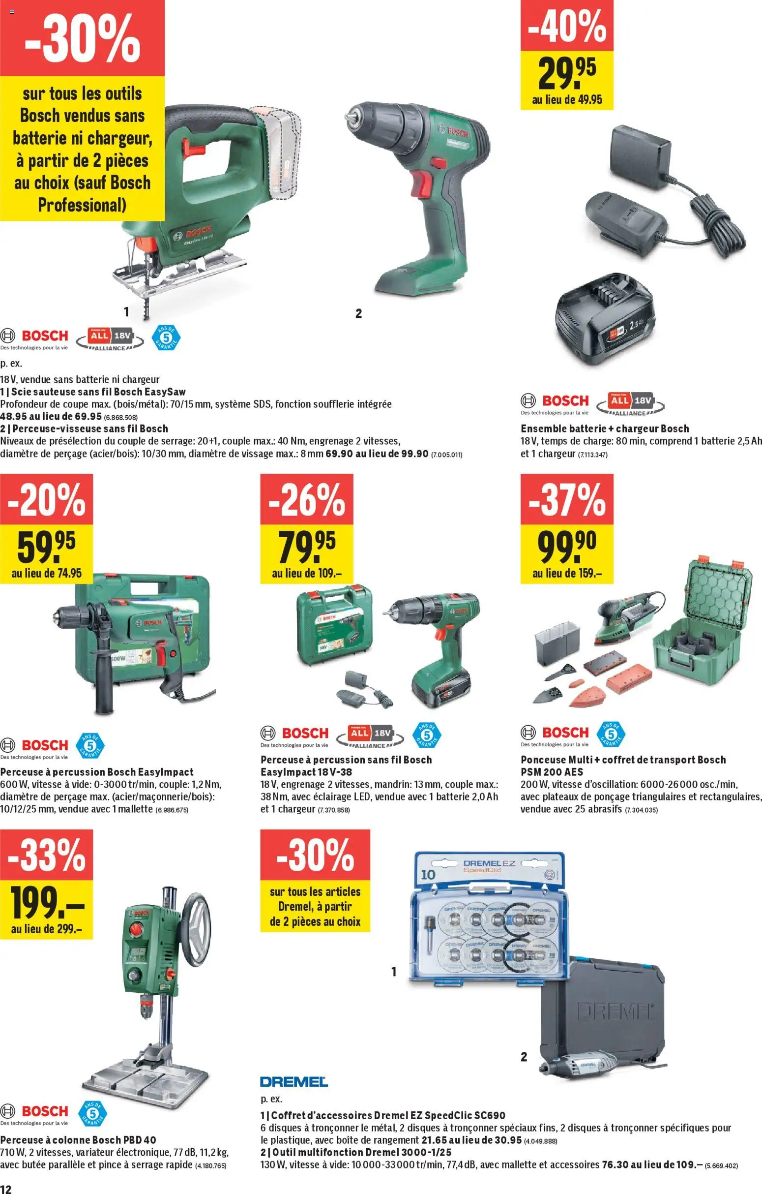 Jumbo Aktionen FR – gültig ab 18.12.2025 | Seite: 12 | Produkte: Batterie, Bosch