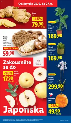 Halloween dýně, kus od 25.09.2025 | Strana: 13 | Produkty: Orchidej, Hrušky, Dýně, Zázvor