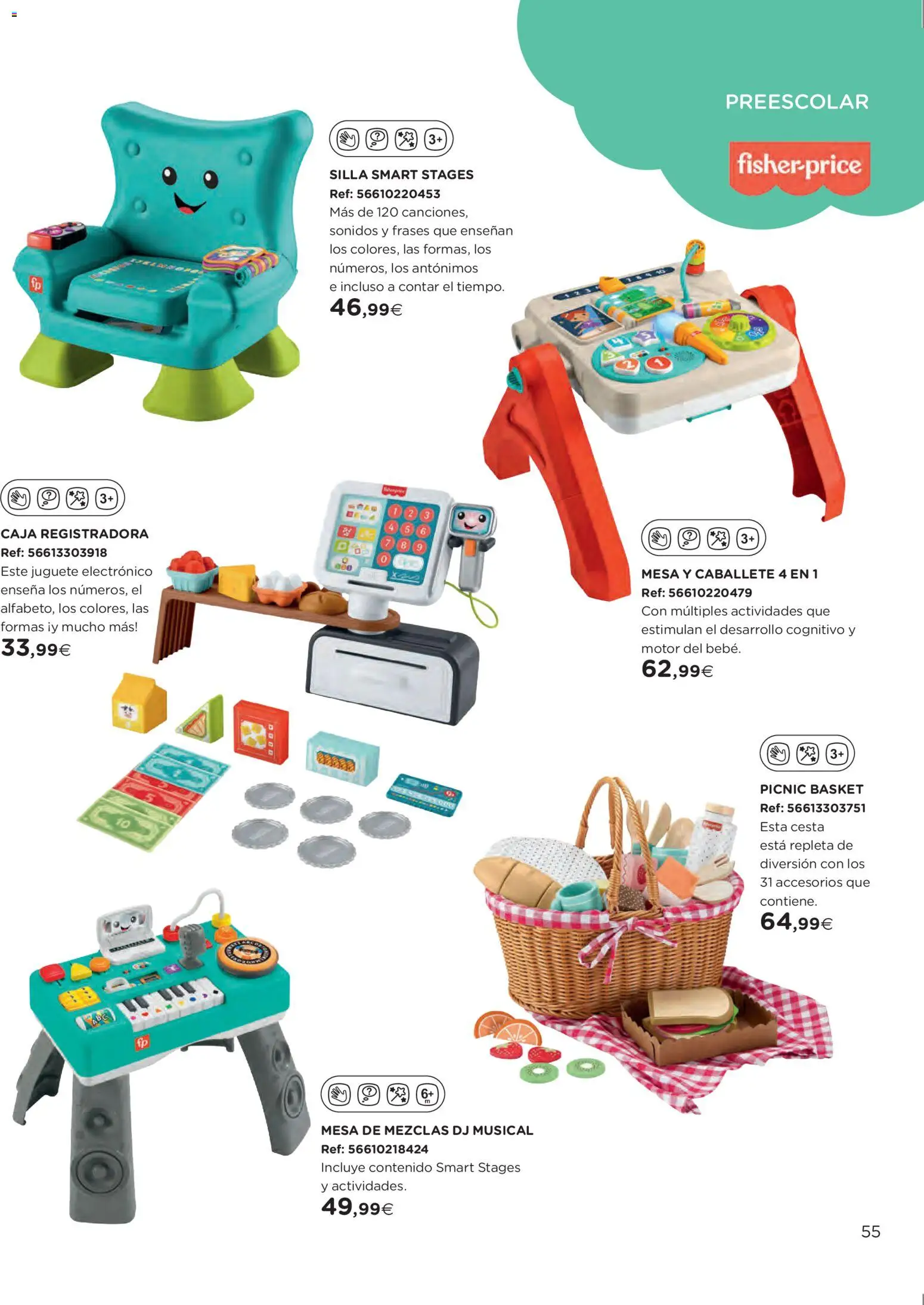 El Corte Inglés ofertas │ válido desde el 27.10.2025 | Página: 55 | Productos: Mesa, Silla, Caja, Cesta