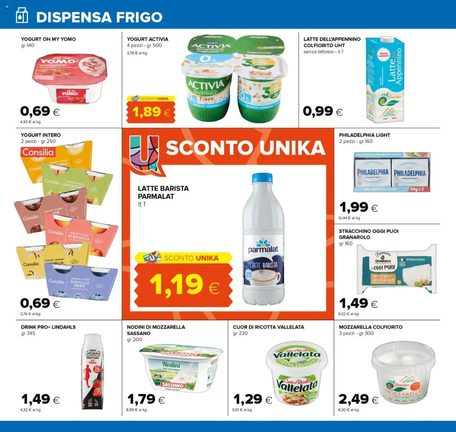 Volantino Oasi del 12.03.2026 | Pagina: 8 | Prodotti: Cereali, Mozzarella, Ricotta, Pistacchi