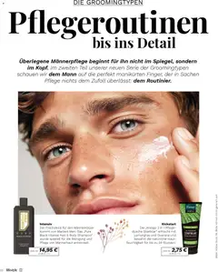 PURE BLACK INTENSE HAIR & BODY SHAMPOO, Der Frischekick für den Männerkörper kommt von Marbert Men: Das „Pure Black Intense Hair & Body Shampoo“ wurde speziell für die Reinigung und Pflege von Männerhaut entwickelt. ab 12.03.2026 gültig | Seite: 32 | Produkte: Dusche, Shampoo, Bilder