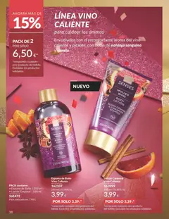 Vista previa Catálogo AVON campaña 11 Black Friday válido desde el 01.11.2025 | Página: 38 | Productos: Loción corporal, Vino, Body, Baño
