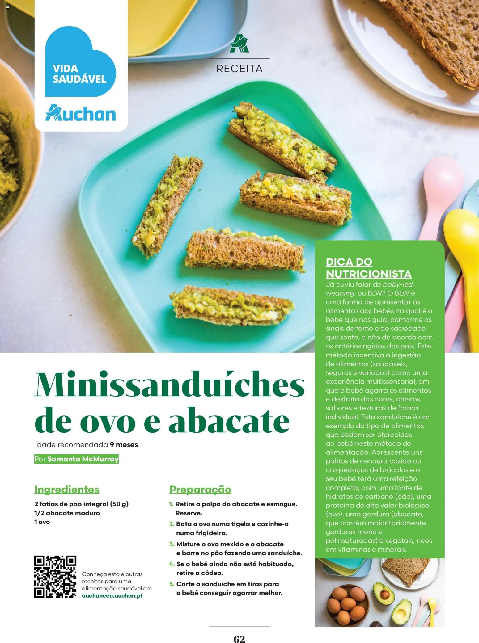 Auchan folheto │ válido de 01.01.2026 | Página: 62 | Produtos: Brócolos, Tigela, Pão, Proteina