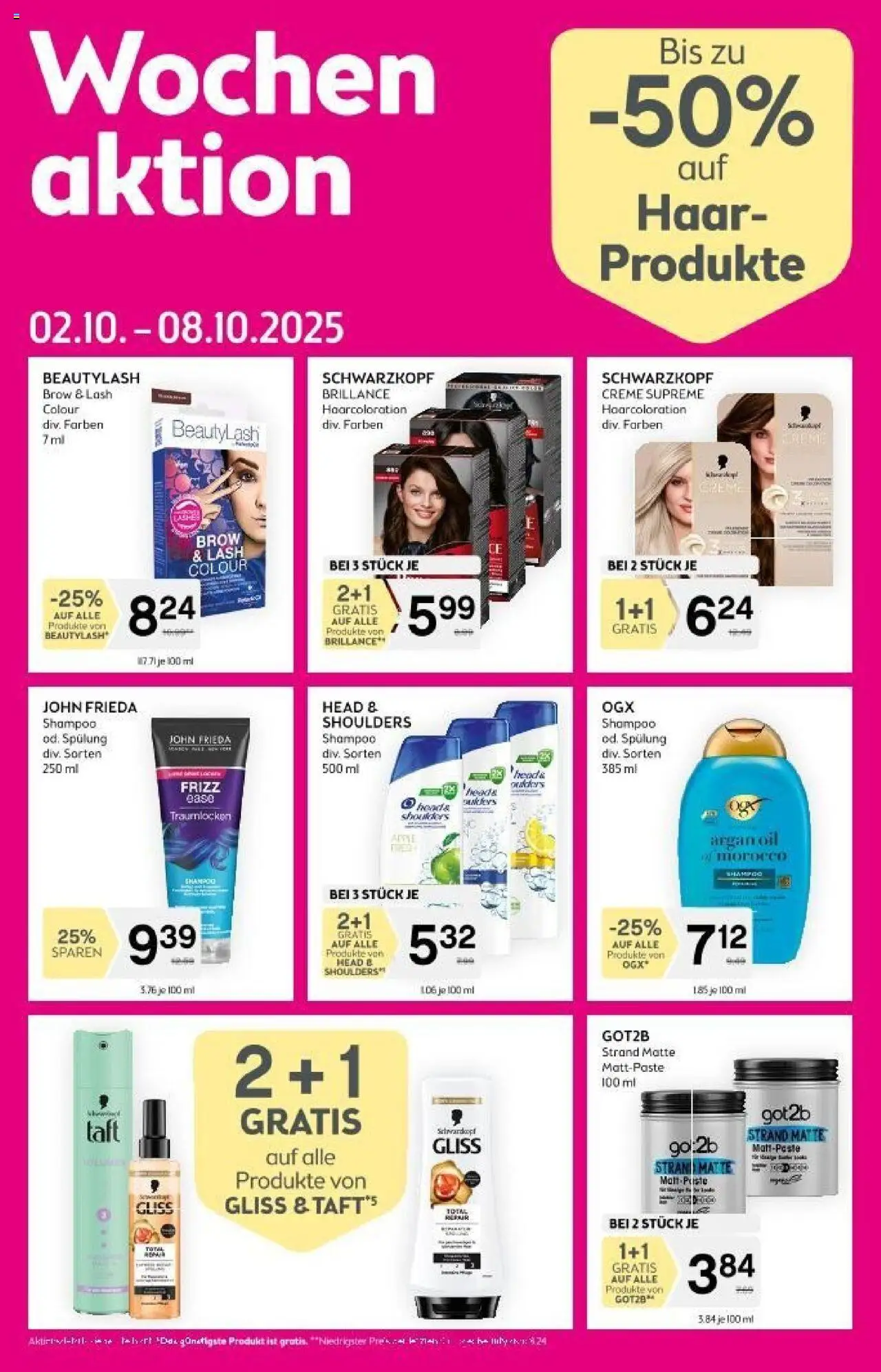 Bipa Flugblatt gültig ab 25.09.2025 | Seite: 6 | Produkte: Apple, Shampoo, Spülung, Creme