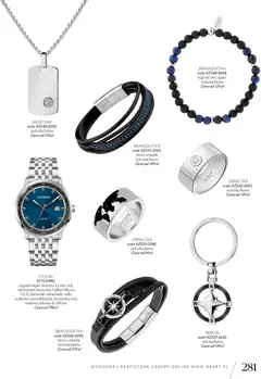 Pogląd oferty "Apart promocje" - ważna od 04.11.2025 | Strona: 283 | Produkty: Naszyjnik, Bransoletka, Zegarek