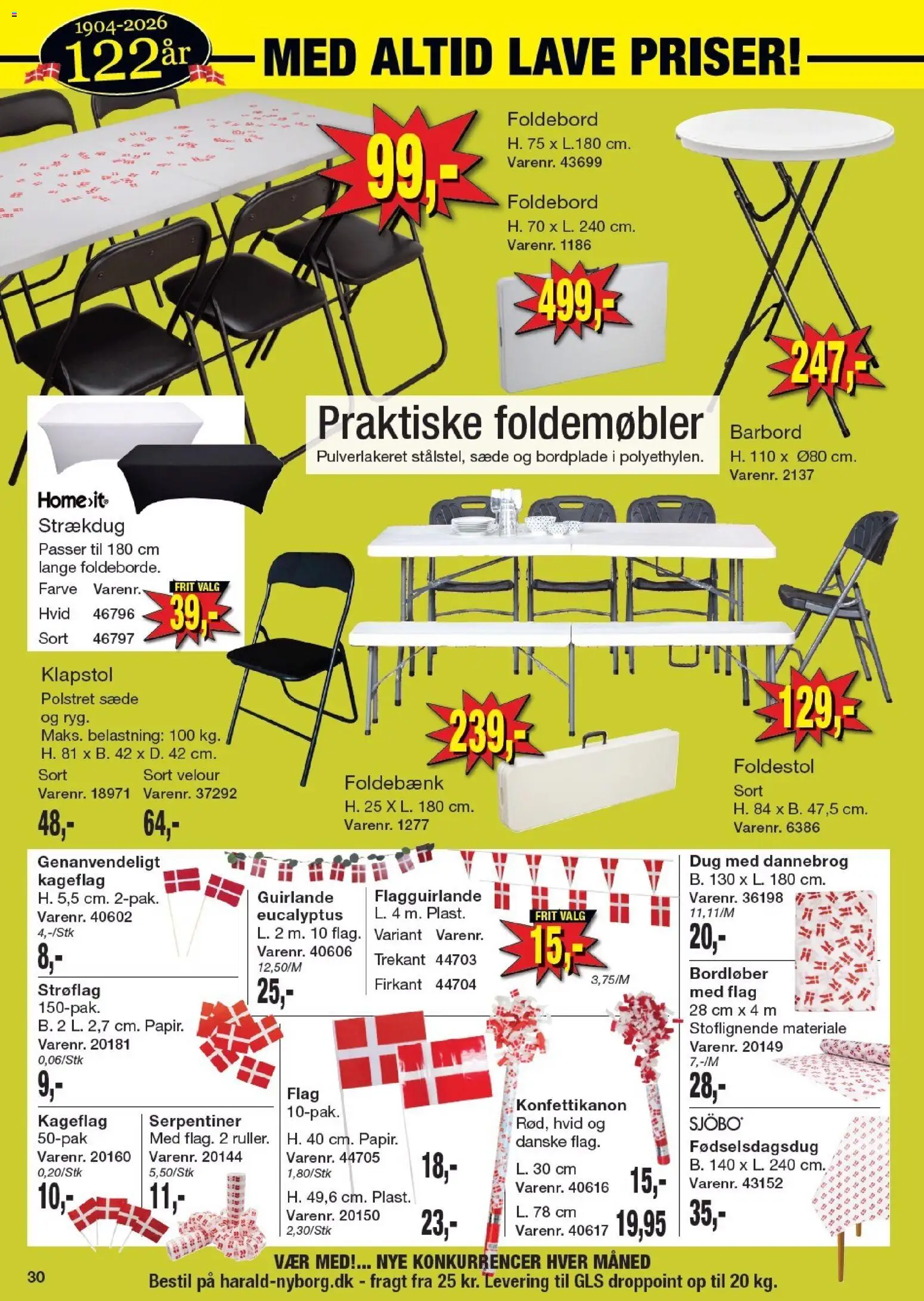 Harald Nyborg tilbudsavis – gyldig fra 09.04.2026 | Side: 32 | Produkter: Barbord