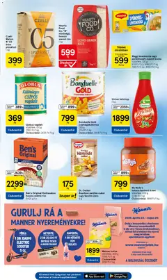 Tesco aktuális akciós újság - amely érvényes a következő dátumtól: 23.04.2026 | Oldal: 19 | Termékek: Csemegekukorica, Bourbon, Maggi, Rizs
