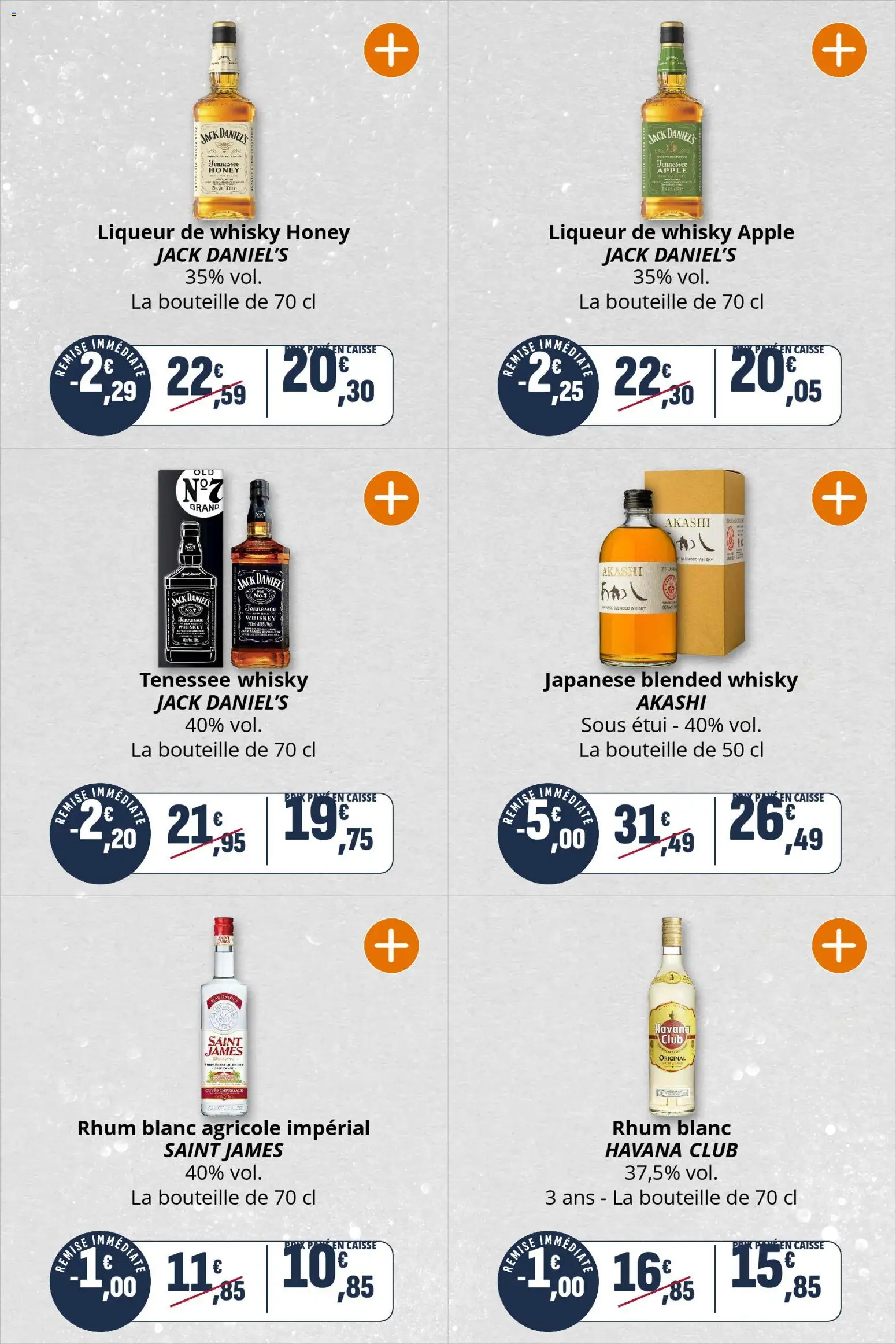 {H1} | Page: 33 | Produits: Whisky, Étui, Liqueur, Rhum