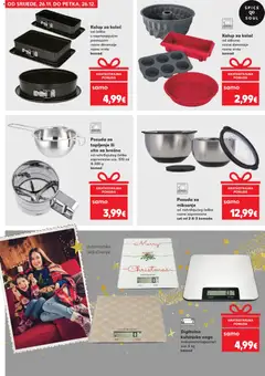 Blagdani u tvom domu Kaufland - Pregled kataloga iz trgovine Kaufland, vrijedi od 26.11.2025 | Stranica: 22 | Proizvodi: Perilica posuđa, Kuhinjska vaga, Brašno, Vaga