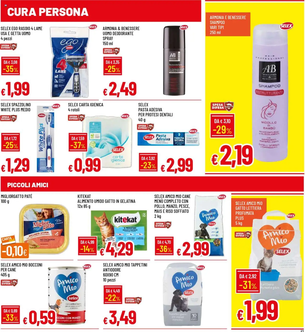 Volantino Galassia del 06.10.2025 | Pagina: 21 | Prodotti: Rasoio, Salmone, Riso, Pasta