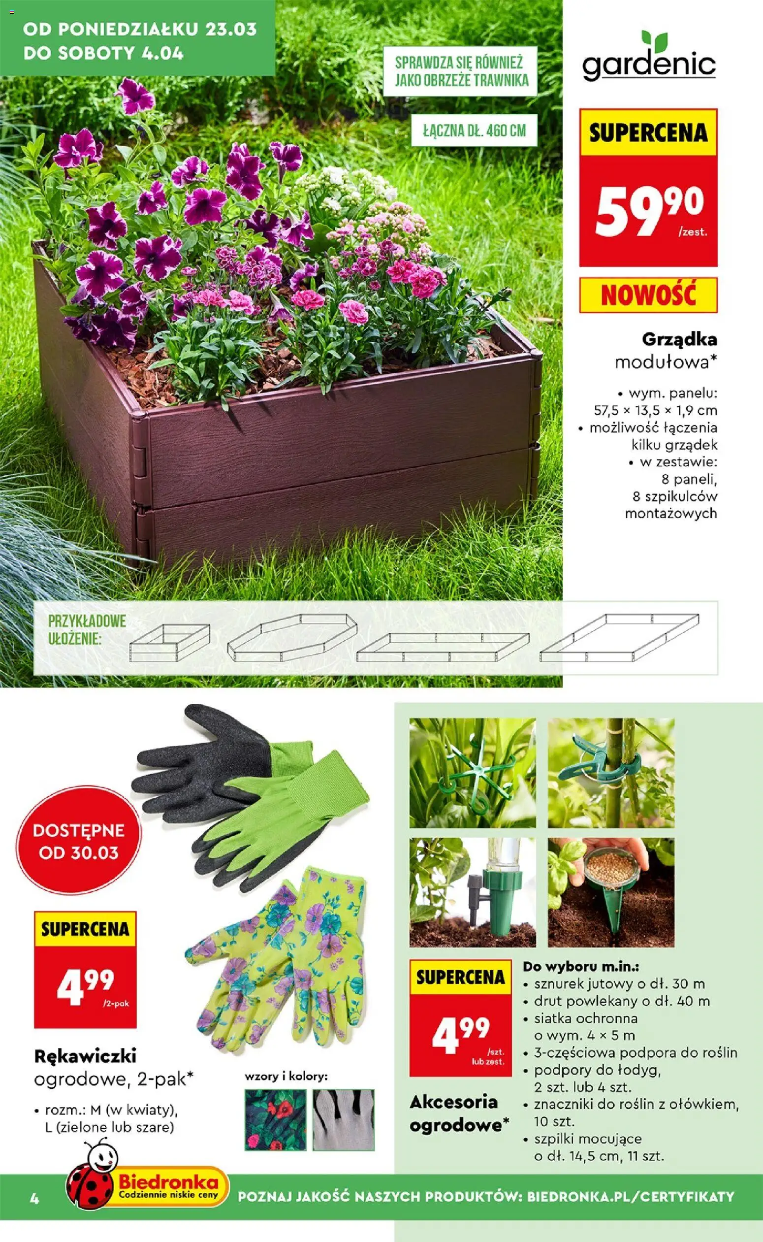 Biedronka Polsko leták - Ogród od 23.03.2026 | Strana: 4