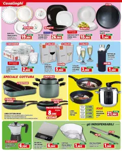 Volantino Orizzonte del 11.09.2025 | Pagina: 2 | Prodotti: Caffettiera, Padella, Piatto, Bilancia