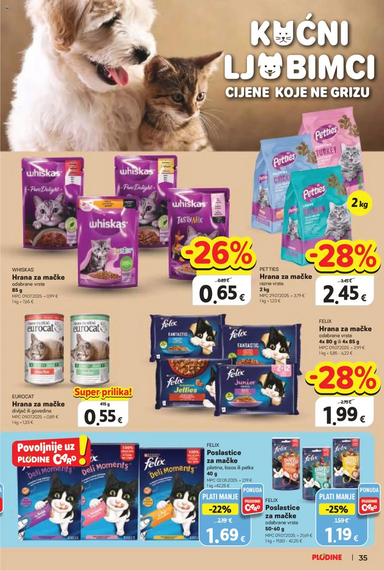 Plodine katalog | vrijedi od 22.10.2025 | Stranica: 35 | Proizvodi: Whiskas, Govedina, Hrana za mačke, Losos