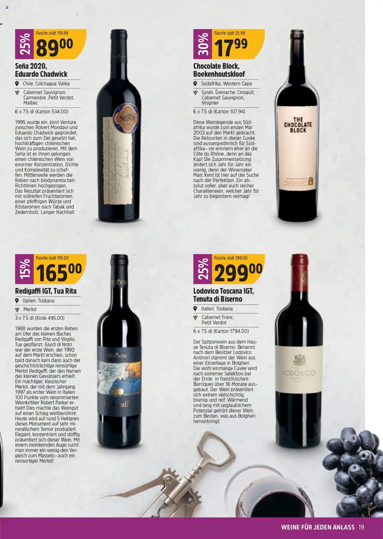TopCC Aktionen – gültig ab 27.10.2025 | Seite: 19 | Produkte: Merlot, Wein