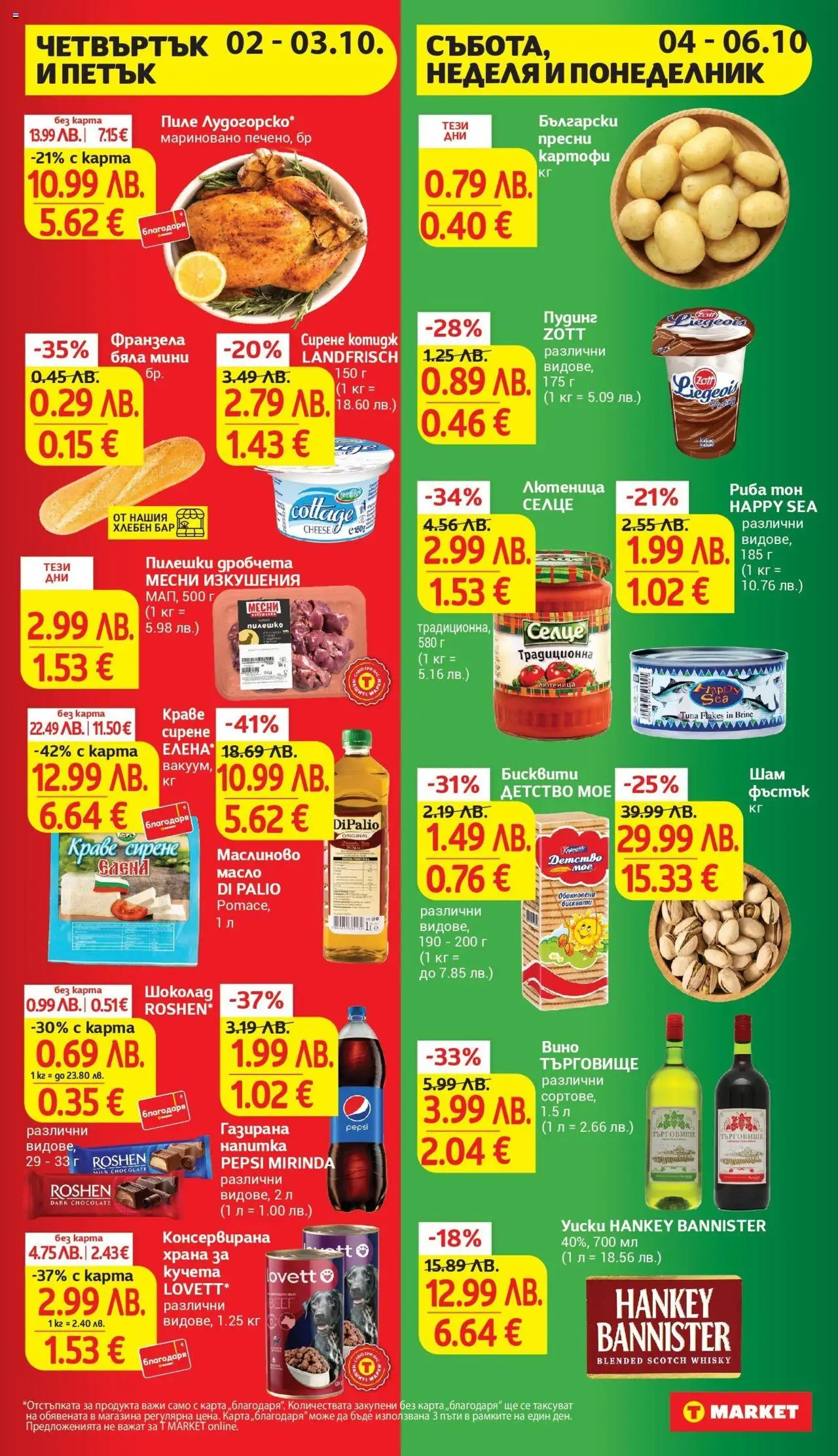 {H1} | Страница: 45 | Продукти: Пиле, Вино, Бисквити, Франзела