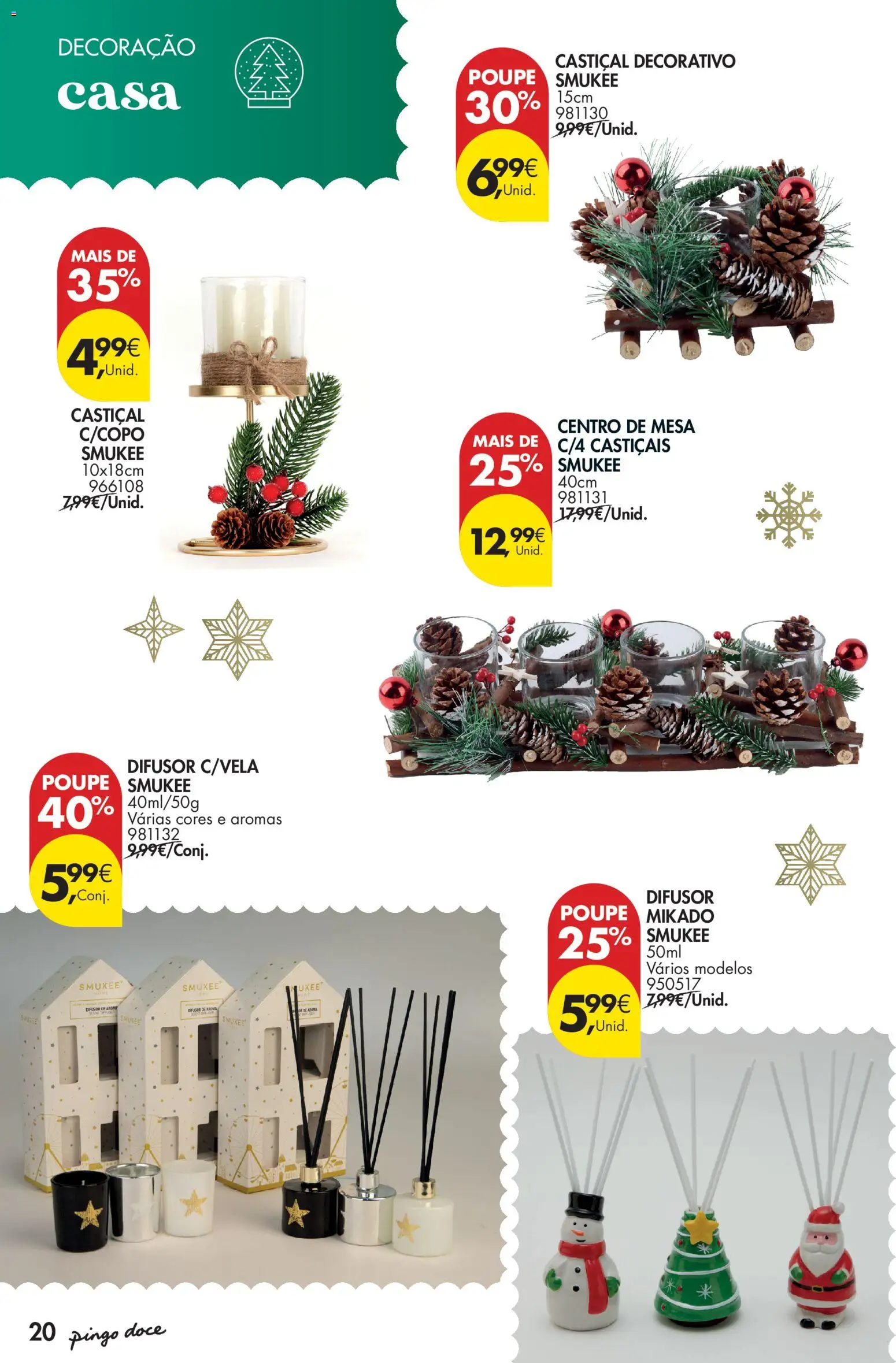 Pingo Doce - Natal │ válido de 11.11.2025 | Página: 20 | Produtos: Mesa, Difusor