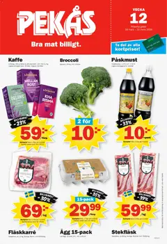 Pekås erbjudanden - Förhandsvisning av reklamblad från butik Pekås aktuell från 16.03.2026