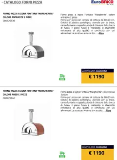 Anteprima del volantino Eurobrico Forni Pizza catalogo valido a partire dal 23.07.2025 | Pagina: 19 | Prodotti: Pizza, Forno, Forno per pizza