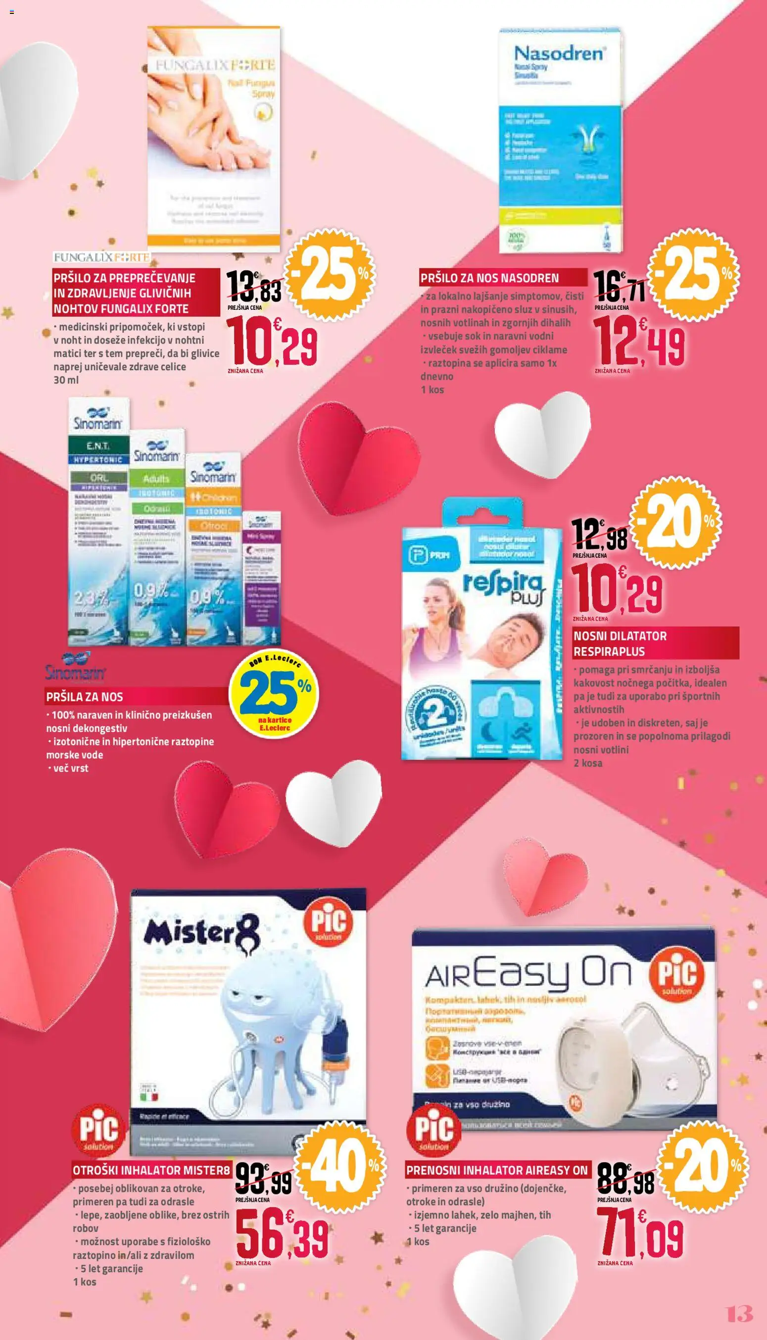 Novi E.leclerc katalog ponudbe – veljaven od 30.01.2026 | Stran: 13 | Izdelki: Kos, Sok