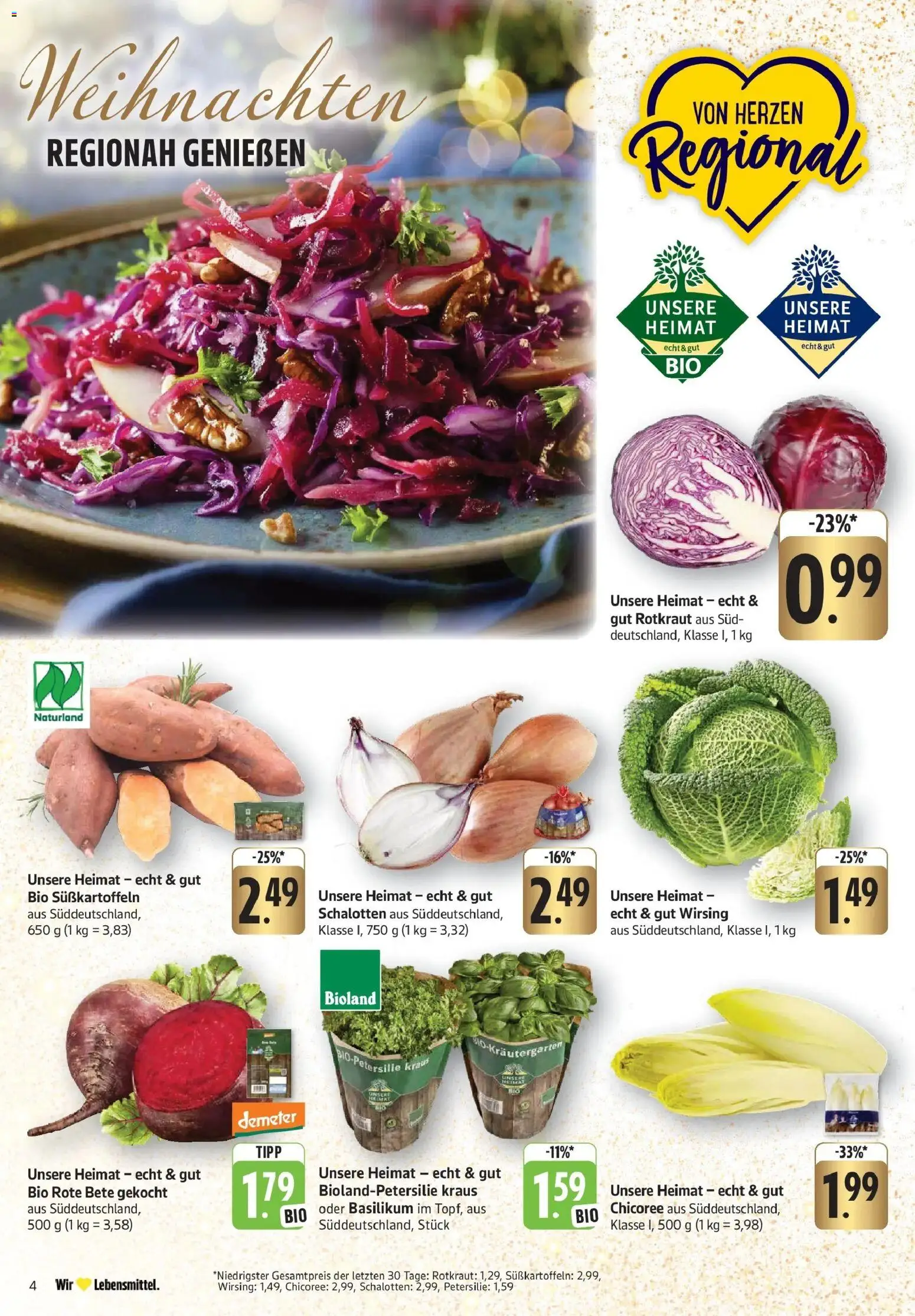 Edeka prospekt Walldorf	 – gültig ab 15.12.2025 | Seite: 4 | Produkte: Petersilie