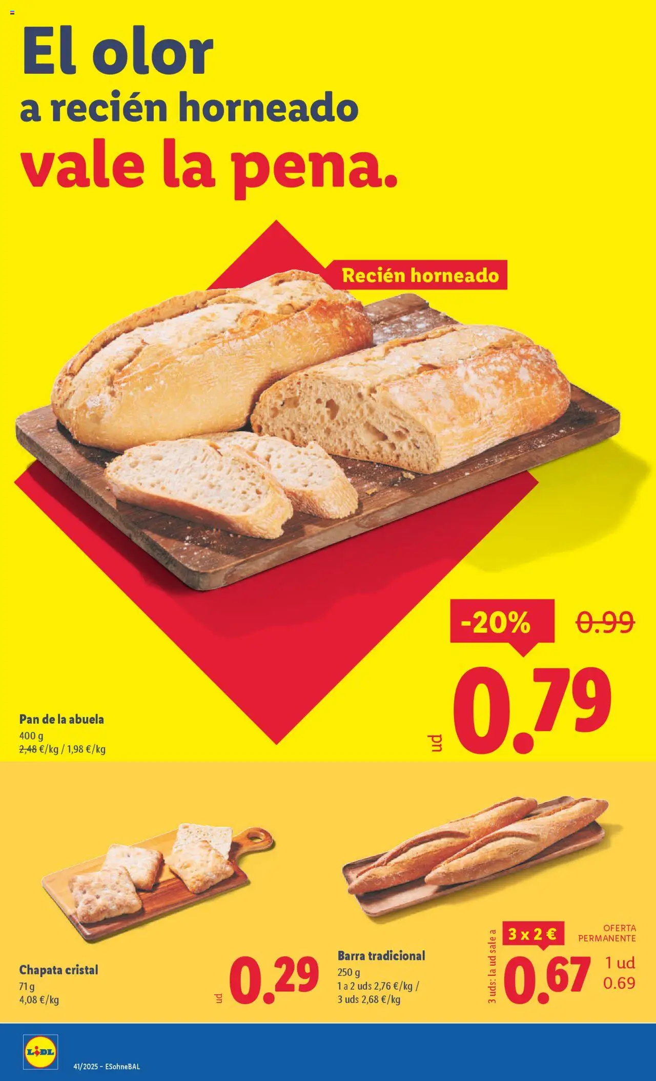 Lidl catálogo MAD │ válido desde el 06.10.2025 | Página: 14 | Productos: Pan