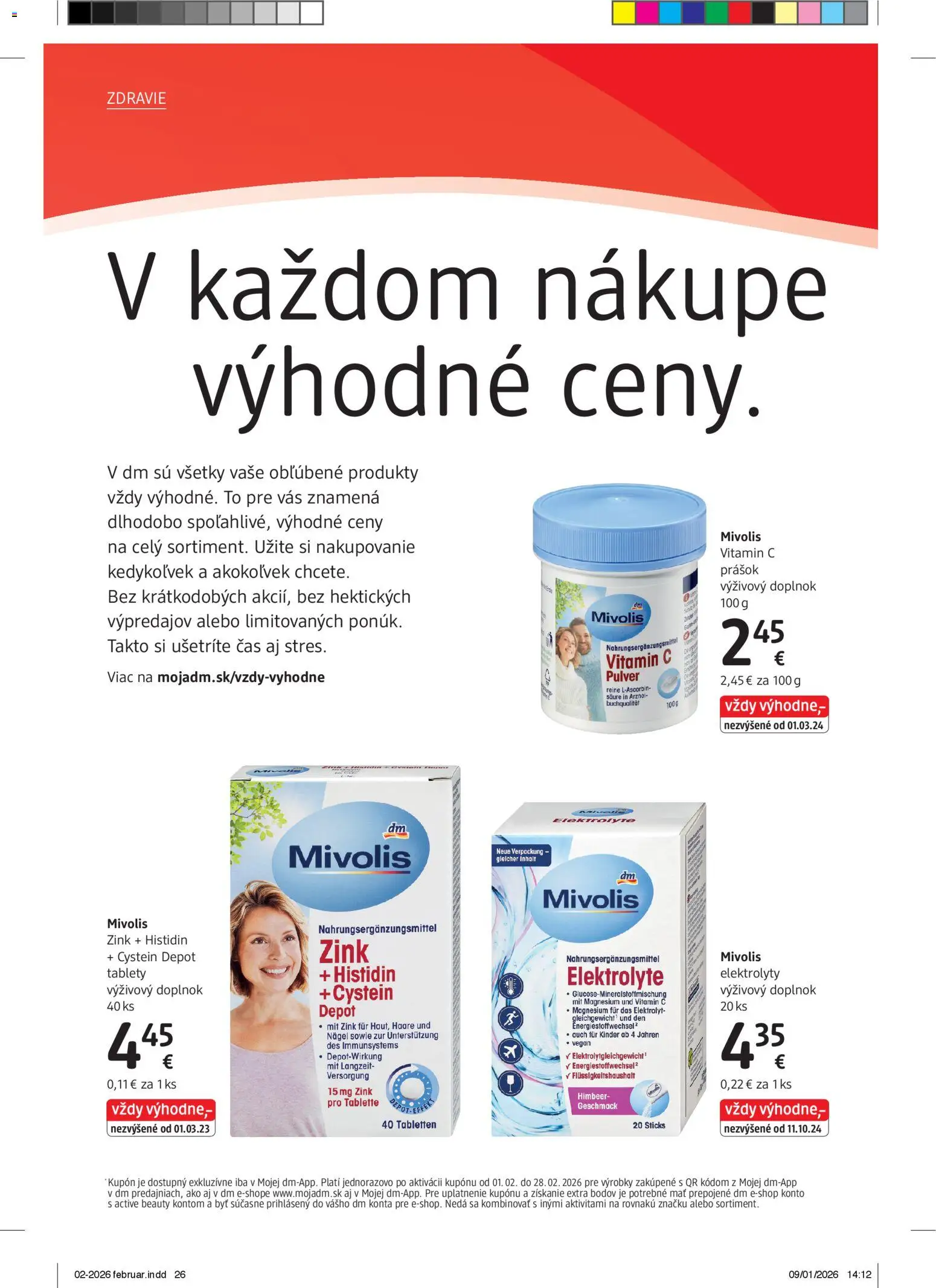 Nové dm drogerie akcie – leták je platný od 01.02.2026 | Strana: 26 | Produkty: Kinder