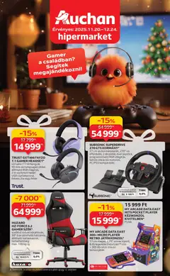 Auchan - Hipermarket gamer ajánlataink - amely érvényes a következő dátumtól: 20.11.2025
