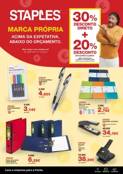 Pré-visualização Staples folheto válido de 29.09.2025