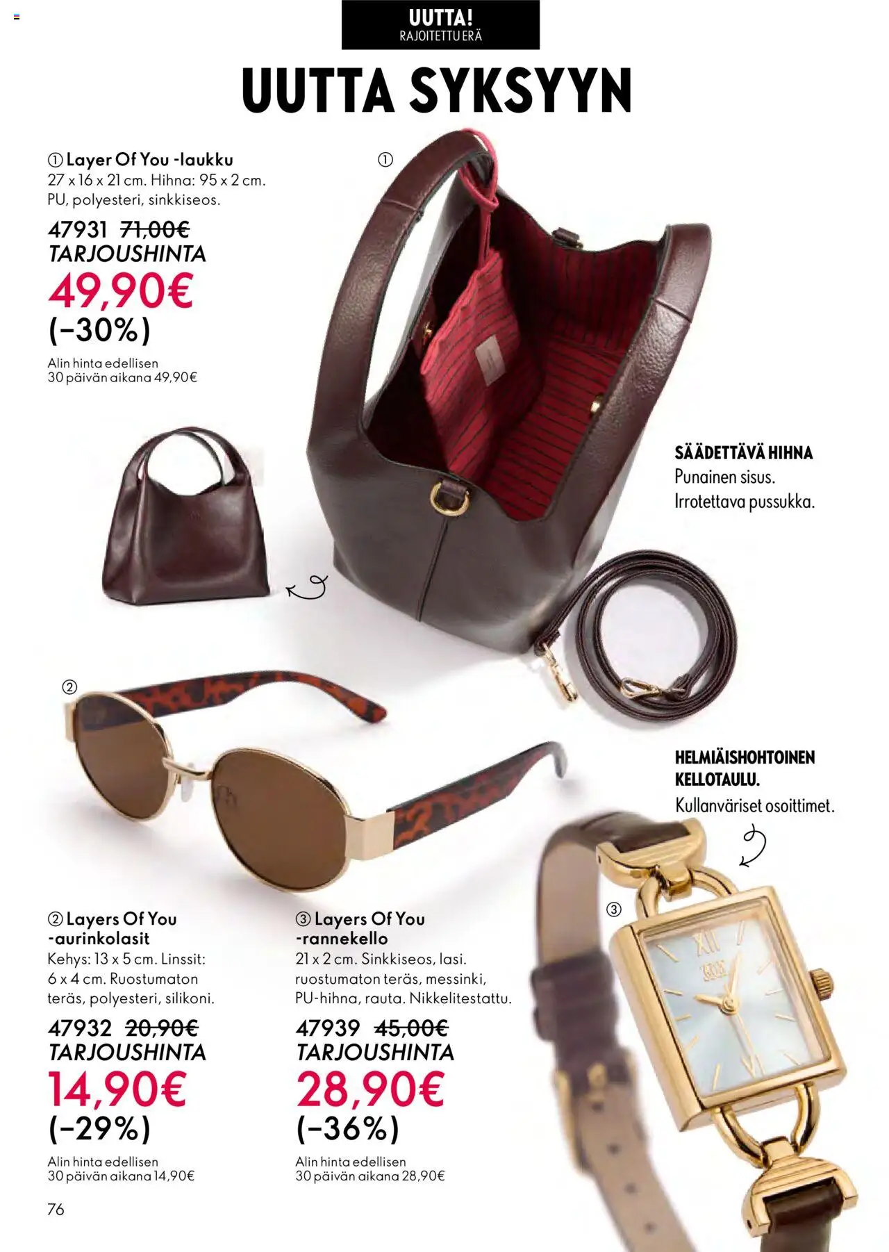 Oriflame - Esite 13 – voimassa 14.09.2025 alkaen | Sivu: 76