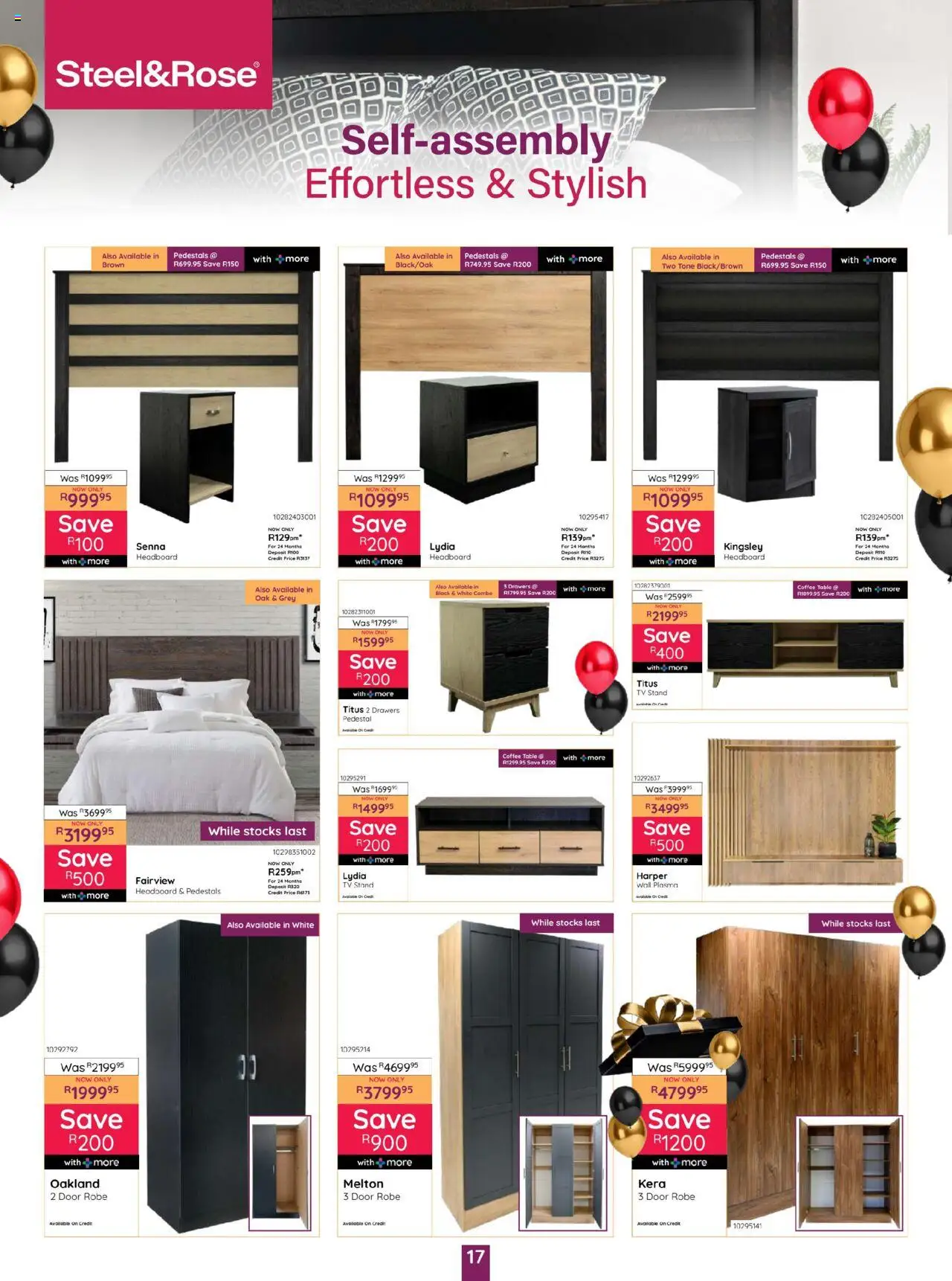 Bradlows Specials │ valid from 19.06.2025 | Page: 17 | Products: Pedestal, Coffee table, Table, Coffee