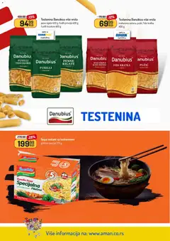 Aman katalog - pregled Aman kataloga - važi od 02.03.2026 | Strana: 26 | Proizvode: Testenina, Piletina