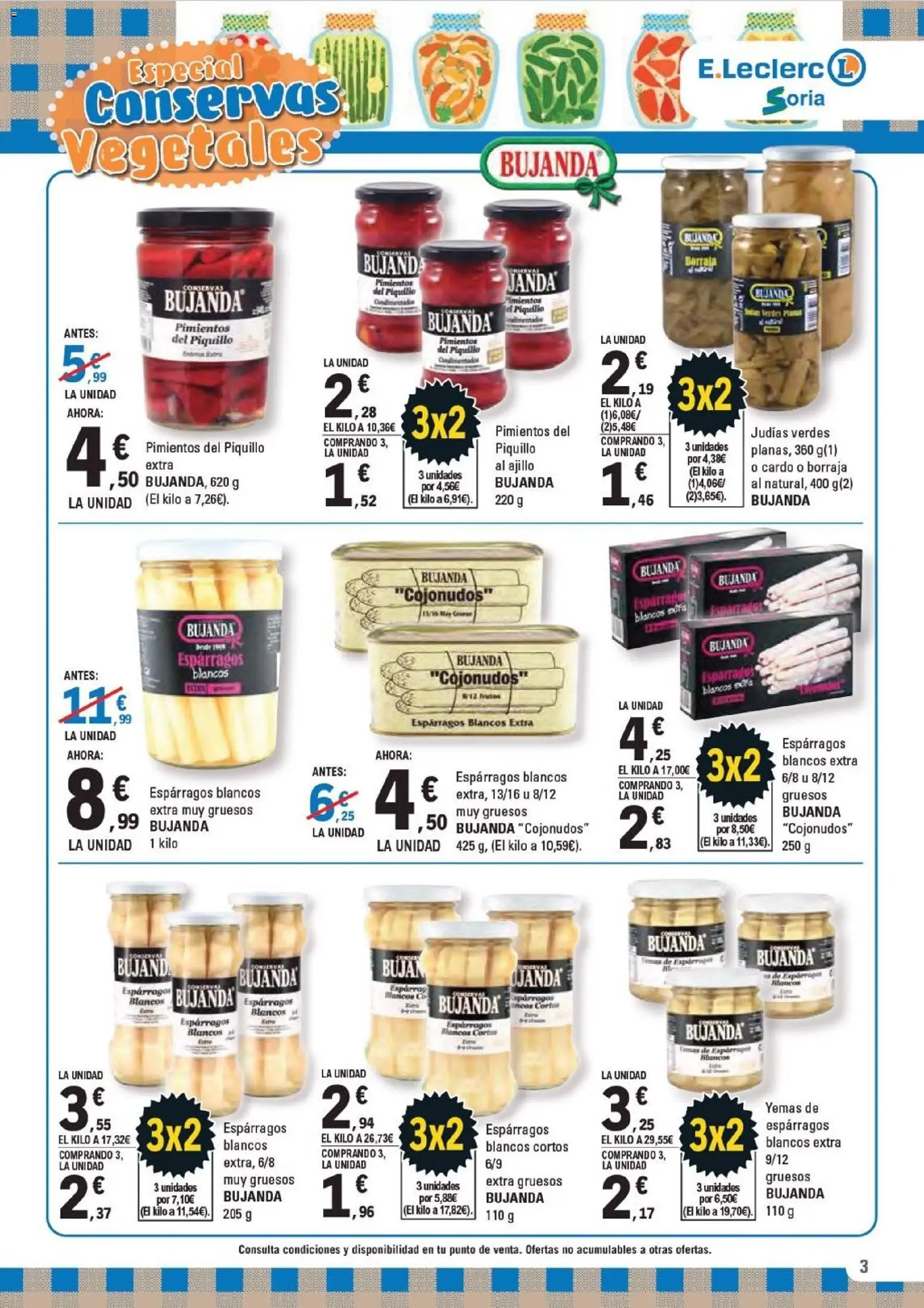E.Leclerc - Especial Conservas Vegetales │ válido desde el 18.02.2026 | Página: 3 | Productos: Νερό καρύδας
