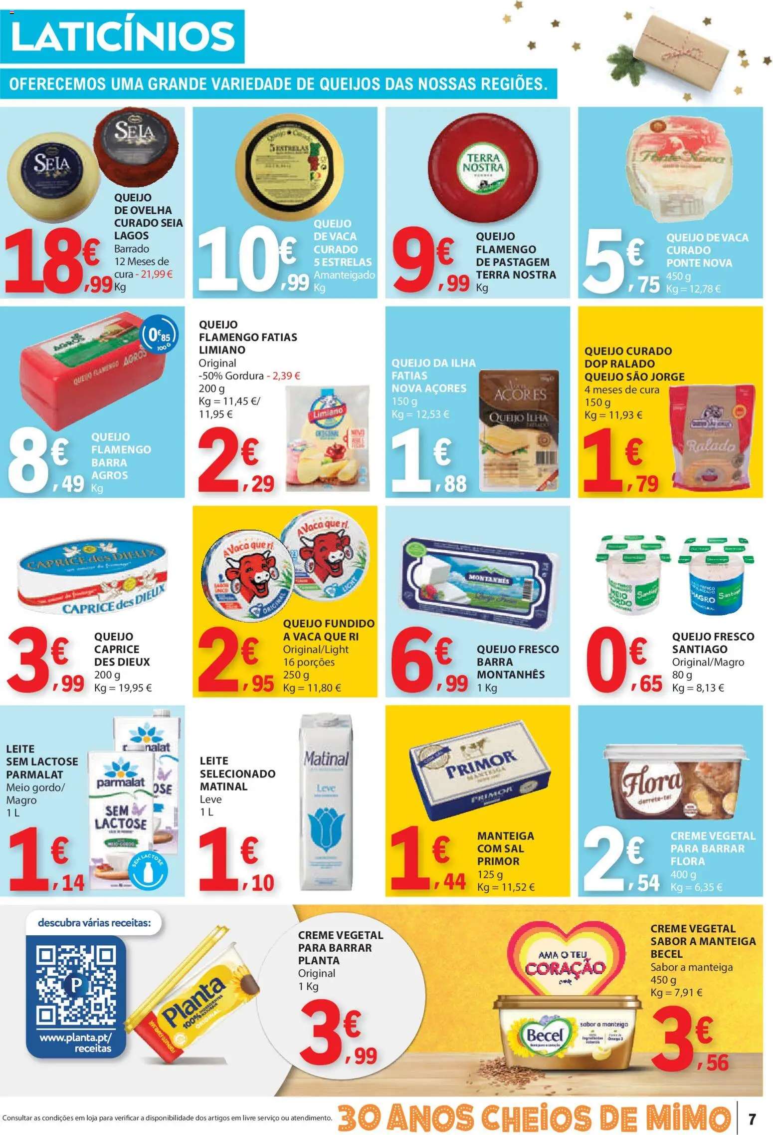 E.Leclerc folheto │ válido de 04.12.2025 | Página: 7 | Produtos: Sal, Leite, Queijo, Creme