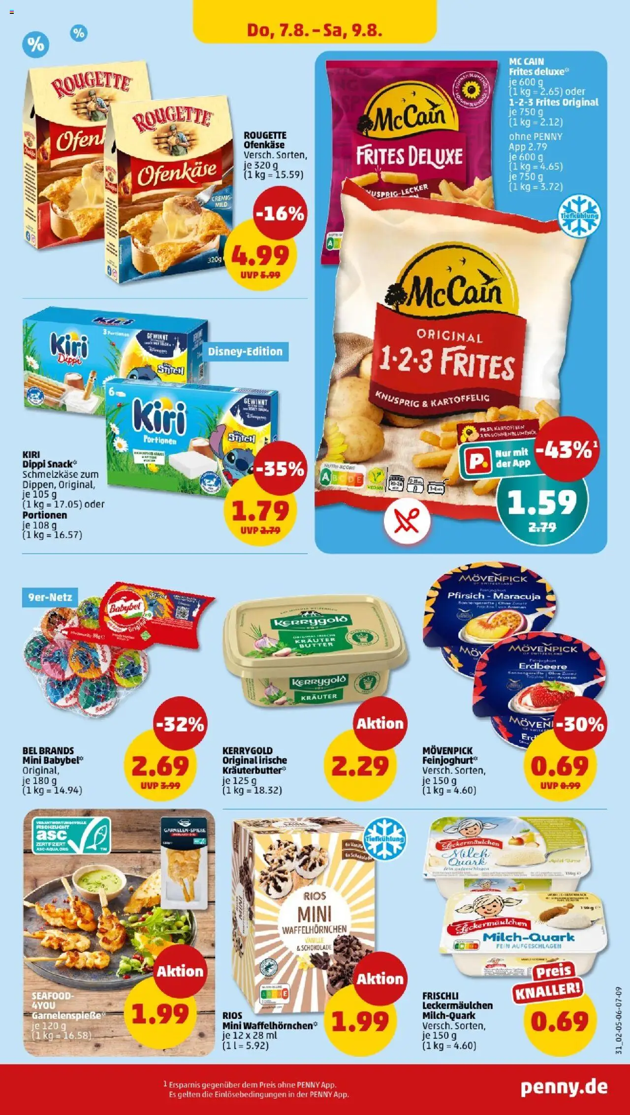 Penny - Nordrhein-Westfalen - gültig ab dem 04.08.2025 | Seite: 31 | Produkte: Quark, Milch, Butter, Box